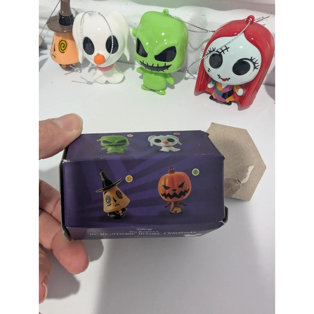 NEW Opened 2025 Hallmark Set 5 Nightmare Before Christmas Mystery Ornaments